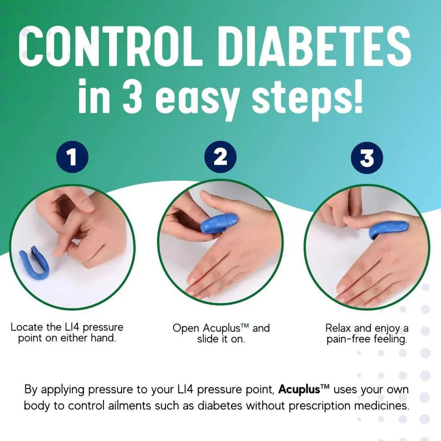 Sugar Control LI4 Acupressure Point Clip |š„BUY 1 GET 1 FREEš„|š„Flat 50% Savingsš„
